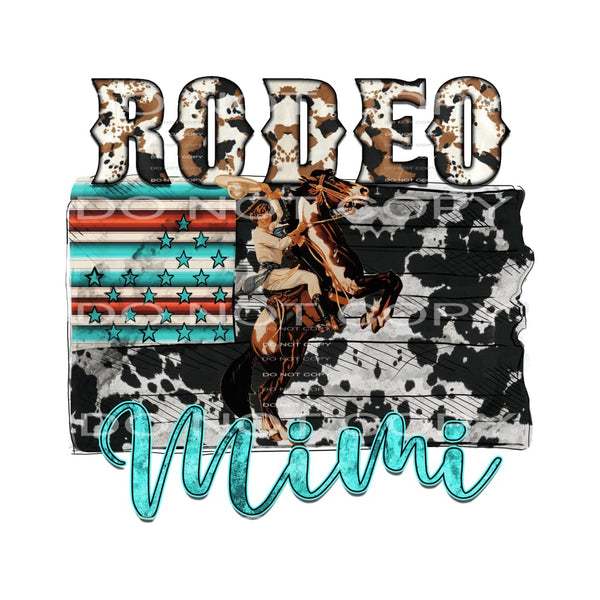 Rodeo Mimi # 698 Sublimation transfers - Heat Transfer