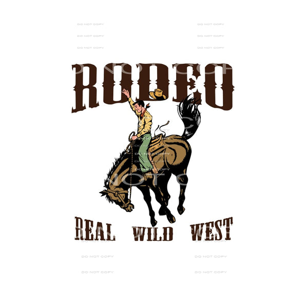 Rodeo real wild west # 233 Sublimation transfers - Heat