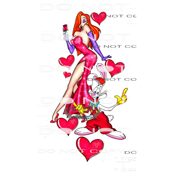 Roger Rabbit Sleeve #9280 Sublimation transfers - Heat