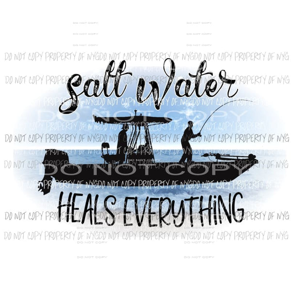 salt water heals everything Sublimation transfers Heat Transfer