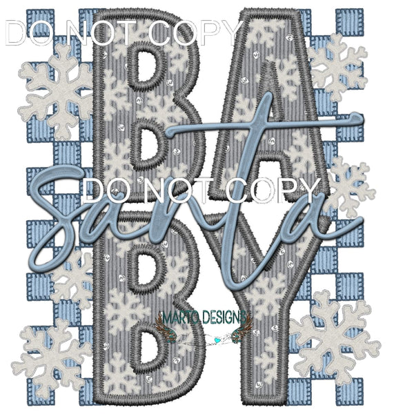 Santa Baby #8306 Sublimation transfers - Heat Transfer