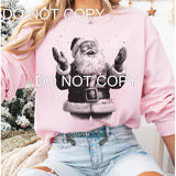 santa Jolly # 7783 Sublimation transfers - Heat Transfer