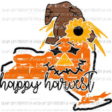 Scarecrow State Fall All states in drop down menu sublimation transfer state Heat Transfer