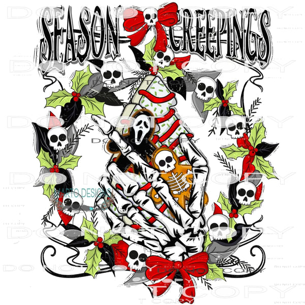 Season Creepings #6737 Sublimation transfers - Heat Transfer