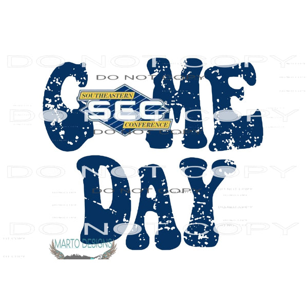 Sec Game Day #10978 Sublimation transfer - Heat Transfer