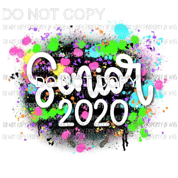 Senior 2020 Sublimation transfers Heat Transfer