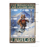 skiing 7 Sublimation transfers - Heat Transfer Graphic Tee