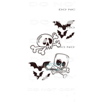 Skull Sleeve #6710 Sublimation transfers - Heat Transfer