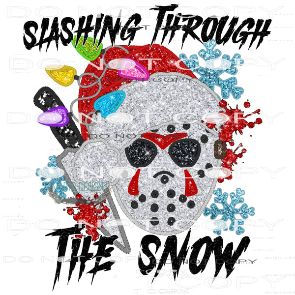 Slashing Through The Snow #6904 Sublimation transfers - Heat