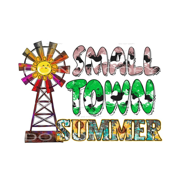 Small town summer # 413 Sublimation transfers - Heat