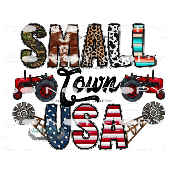 Small Town USA #10796 Sublimation transfers - Heat Transfer
