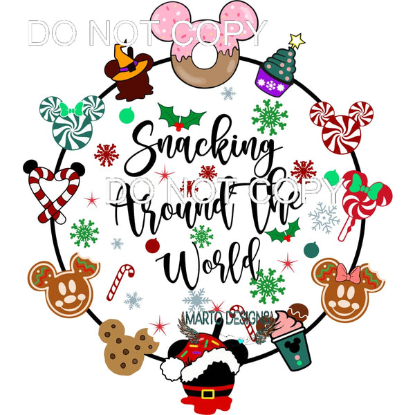 Snacking Around The World #295 Sublimation transfers - Heat