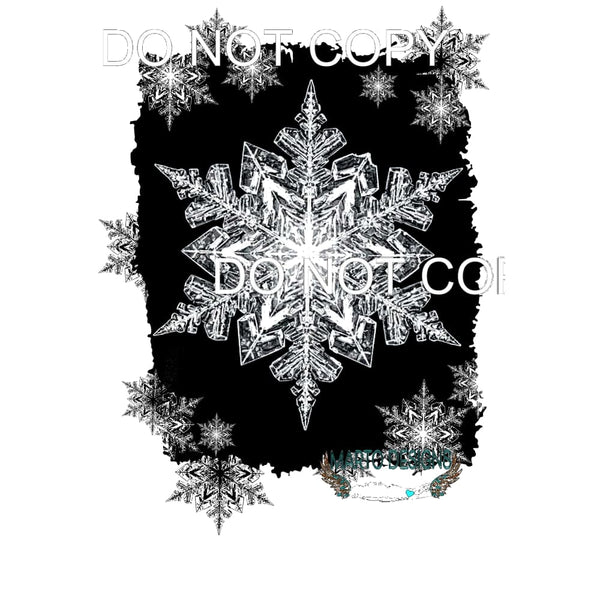 snowflakes # 6628 Sublimation transfers - Heat Transfer