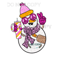 Snowmen #7778 Sublimation transfers - Heat Transfer Graphic