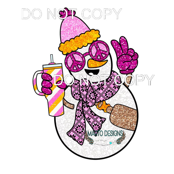 Snowmen #7778 Sublimation transfers - Heat Transfer Graphic