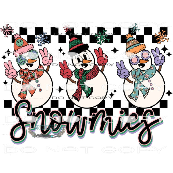 Snowmies #8419 Sublimation transfers - Heat Transfer Graphic