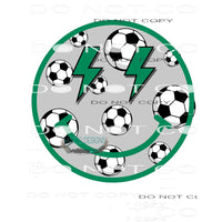 Soccer Smiley #10208 Sublimation transfers - Heat Transfer