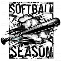Softball Season #10295 Sublimation transfers - Heat