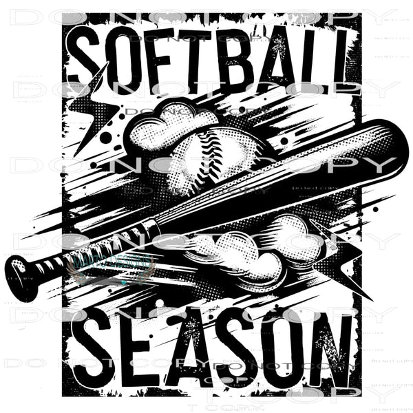 Softball Season #10295 Sublimation transfers - Heat