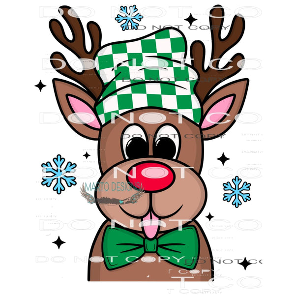 Solid Reindeer #7784 Sublimation transfers - Heat Transfer