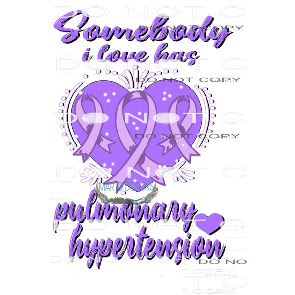 Somebody I love PH Purple # 2825 Sublimation transfers