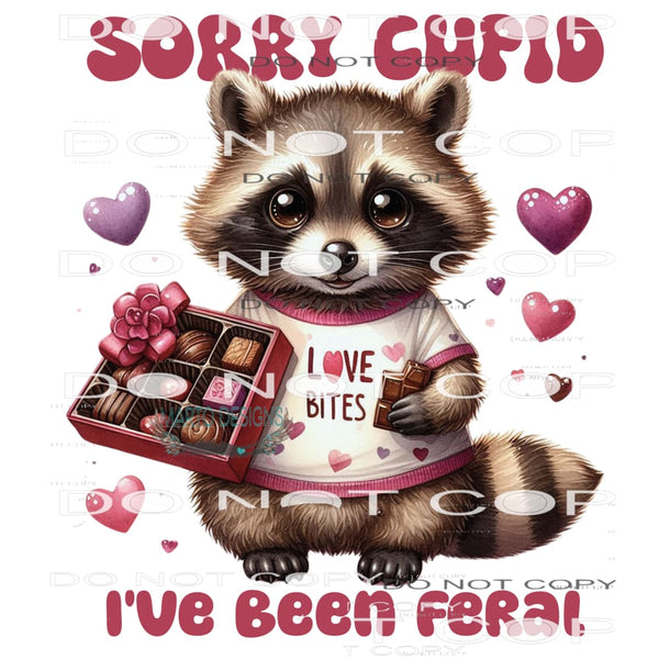 Sorry Cupid #11198 Sublimation transfer - Heat Transfer