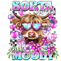 Sorta Sweet But Moody #9288 Sublimation transfers - Heat