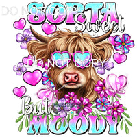 Sorta Sweet But Moody #9289 Sublimation transfers - Heat