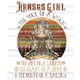 Soul of a witch All states in drop down menu sublimation transfer state Heat Transfer