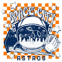 Space city Astros # 340 Sublimation transfers - Heat