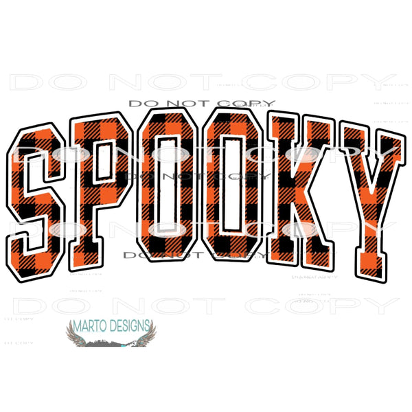 spooky # 4408 Sublimation transfers - Heat Transfer Graphic