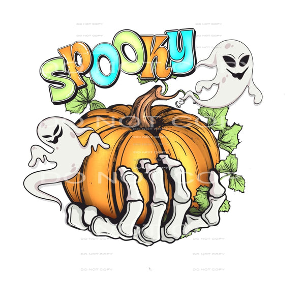 Spooky #5873 Sublimation transfers - Heat Transfer Graphic