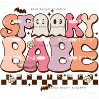 Spooky Babe #6208 Sublimation transfers - Heat Transfer