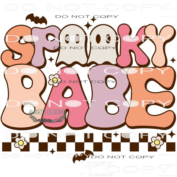 Spooky Babe #6208 Sublimation transfers - Heat Transfer