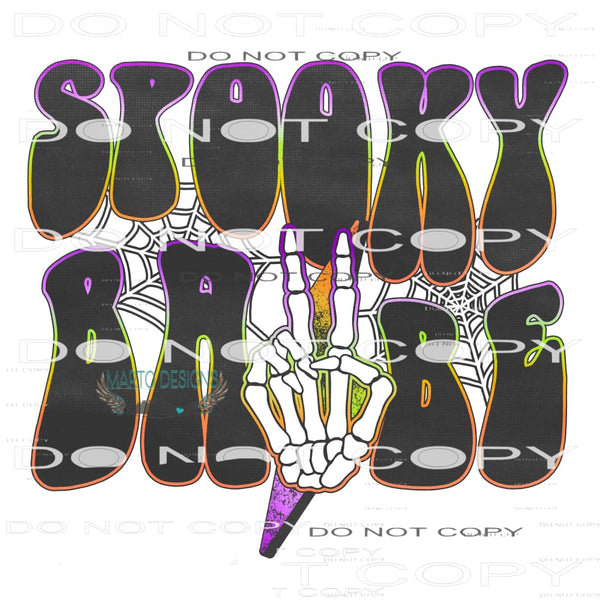 Spooky Babe #7013 Sublimation transfers - Heat Transfer