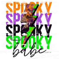 Spooky Babe #7025 Sublimation transfers - Heat Transfer