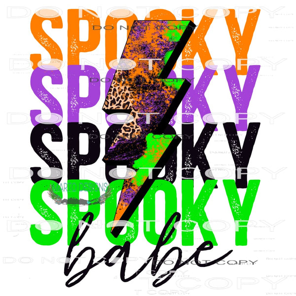 Spooky Babe #7025 Sublimation transfers - Heat Transfer