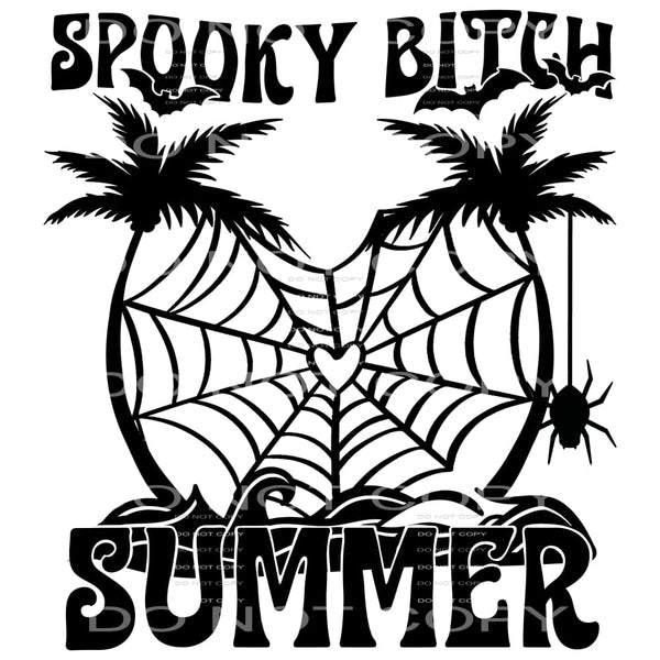 Spooky bitch # 341 Sublimation transfers - Heat Transfer
