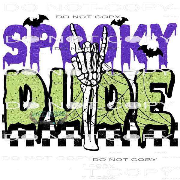 Spooky Dude #6087 Sublimation transfers - Heat Transfer