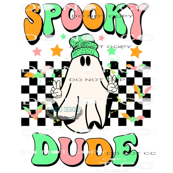 Spooky Dude #6795 Sublimation transfers - Heat Transfer