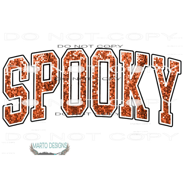spooky faux sequins # 4409 Sublimation transfers - Heat
