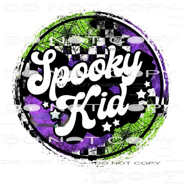 Spooky Kid #7070 Sublimation transfers - Heat Transfer