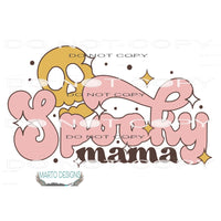 Spooky Mama #6471 Sublimation transfers - Heat Transfer