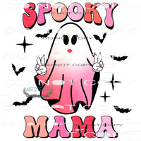 Spooky Mama #6856 Sublimation transfers - Heat Transfer