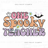 Spooky Mama #7624 Sublimation transfers - Heat Transfer