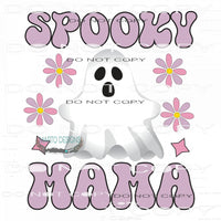 Spooky Mama #7624 Sublimation transfers - Heat Transfer