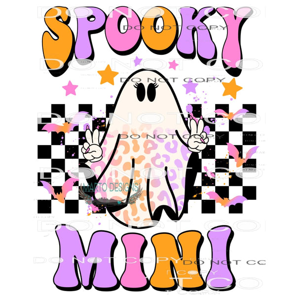 Spooky Mini #6854 Sublimation transfers - Heat Transfer