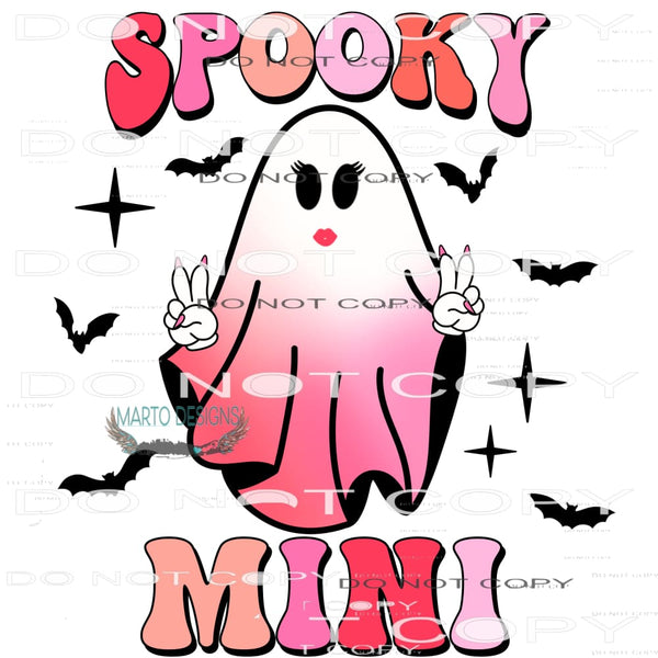 Spooky Mini #7272 Sublimation transfers - Heat Transfer