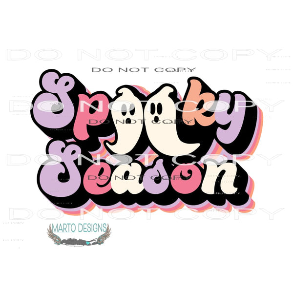 Spooky Season #6345 Sublimation transfers - Heat Transfer