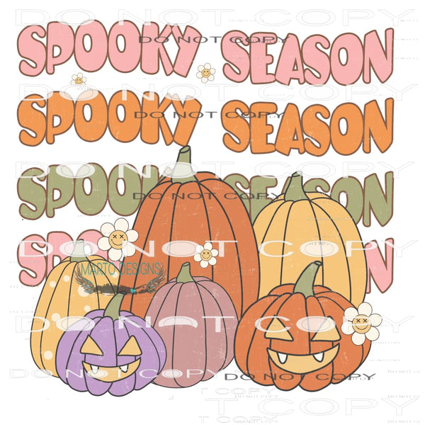 Spooky Season #6833 Sublimation transfers - Heat Transfer